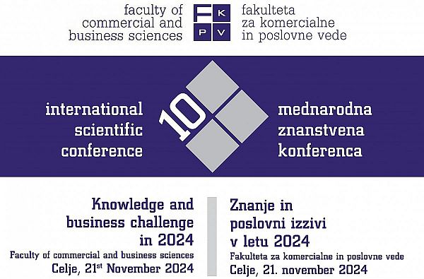 Mednarodna znanstvena konferenca FKPV – Znanje in poslovni izzivi v letu 2024